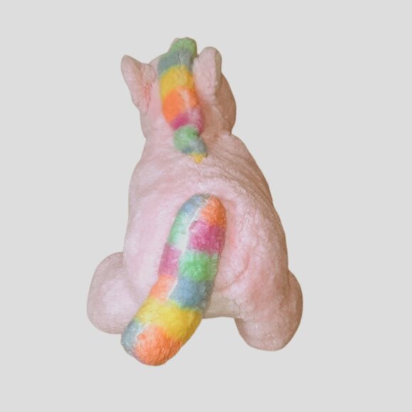 2020 Aurora World Ebba Pink Rainbow Unicorn Plush Toy Stuffed Animal 11” - Picture 4 of 5